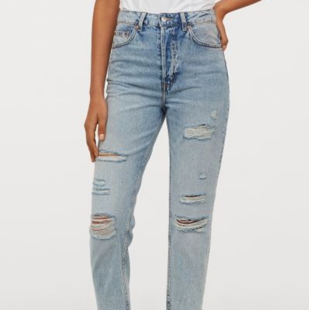 H&M Slim High Mom Ankle Jeans 4P